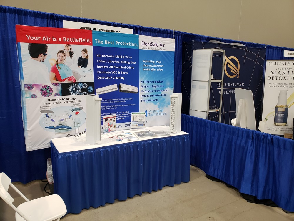 Pristine Air booth at IAOMT